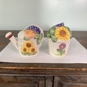 Water Can and Basket Salt & Pepper Shakers